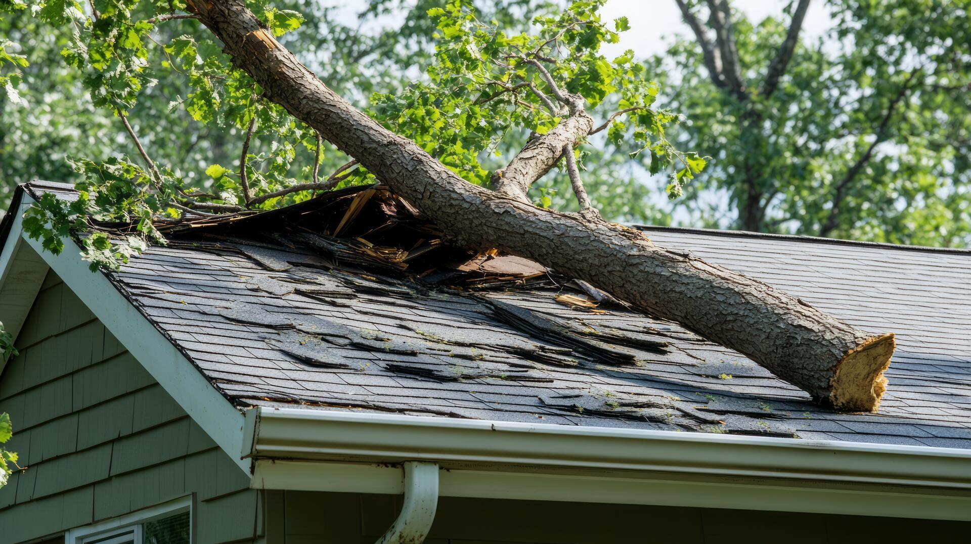 Emergency storm damage tree removal and debris cleanup service in Spring, TX