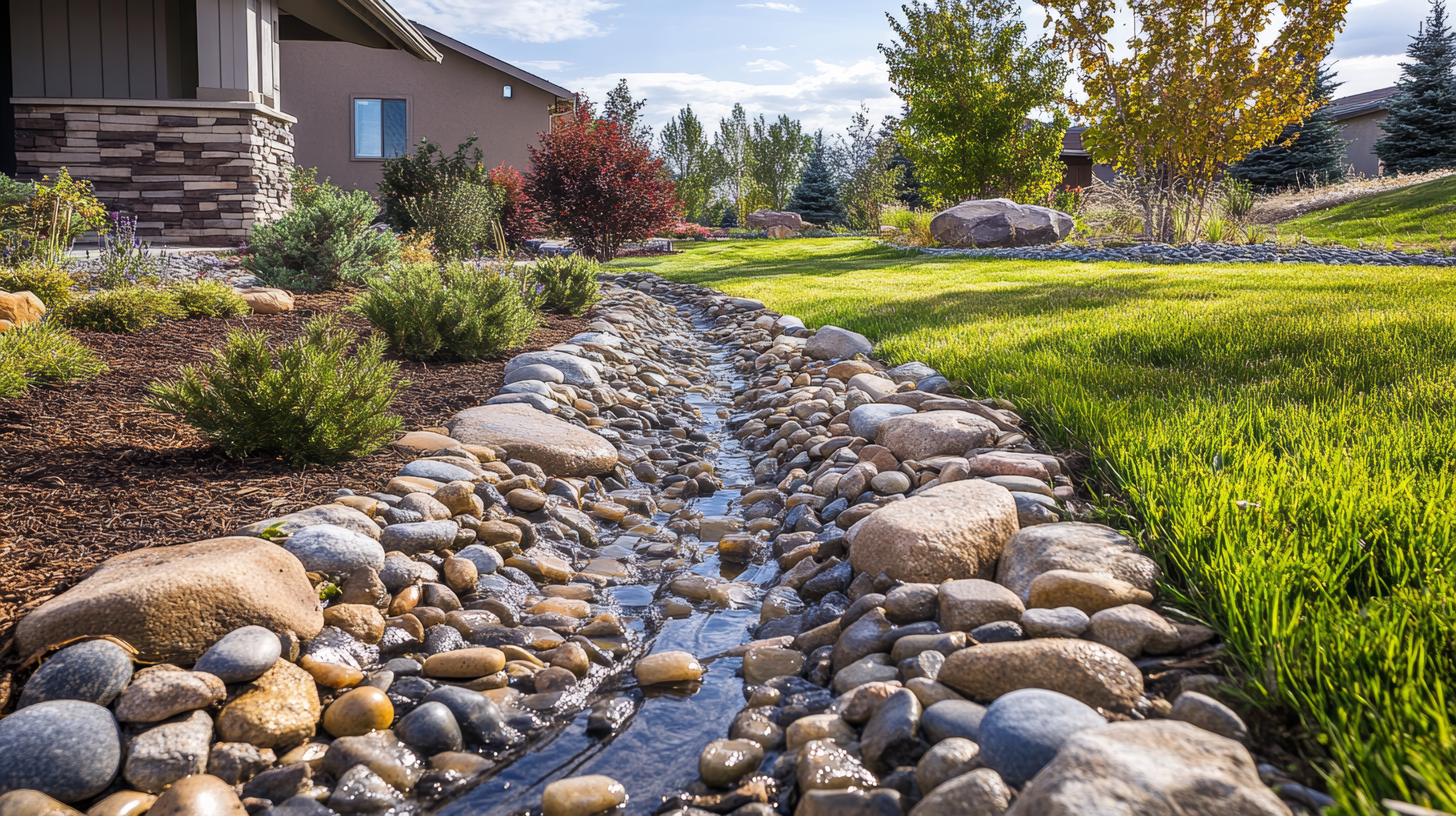 Custom Solutions for Spring's Coastal Plains - Drainage in Spring by Jerry Kem-Pen-Ski